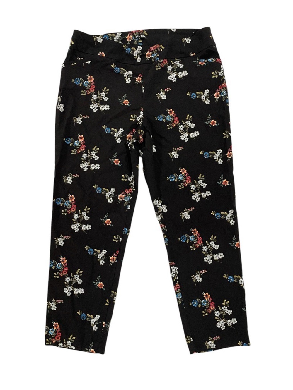 George Floral Skinny Pull-on Pants